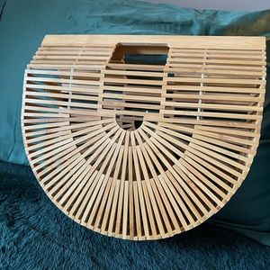 Bamboo purse large